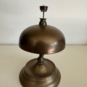 Vintage Brass Desk Bell